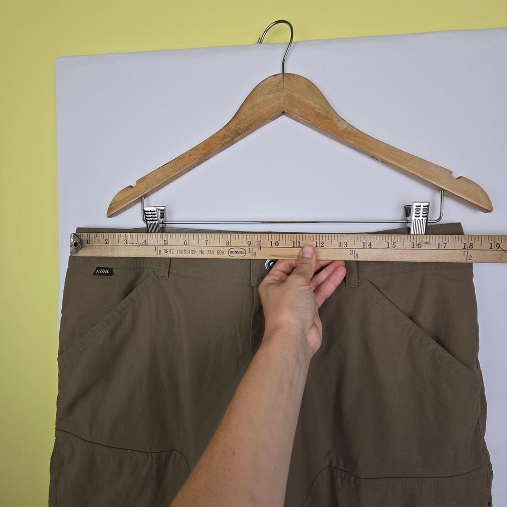 Kuhl Renegade khaki hiking shorts mens Size 36 - Picture 2 of 7